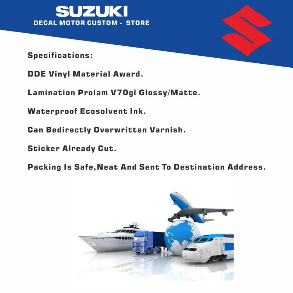 Motorcycle 3D fuel tank cover waterproof decorative protective stickers suitable for GSX-R 92-03 SV650 1000 TL HAYABUSA  KATANA