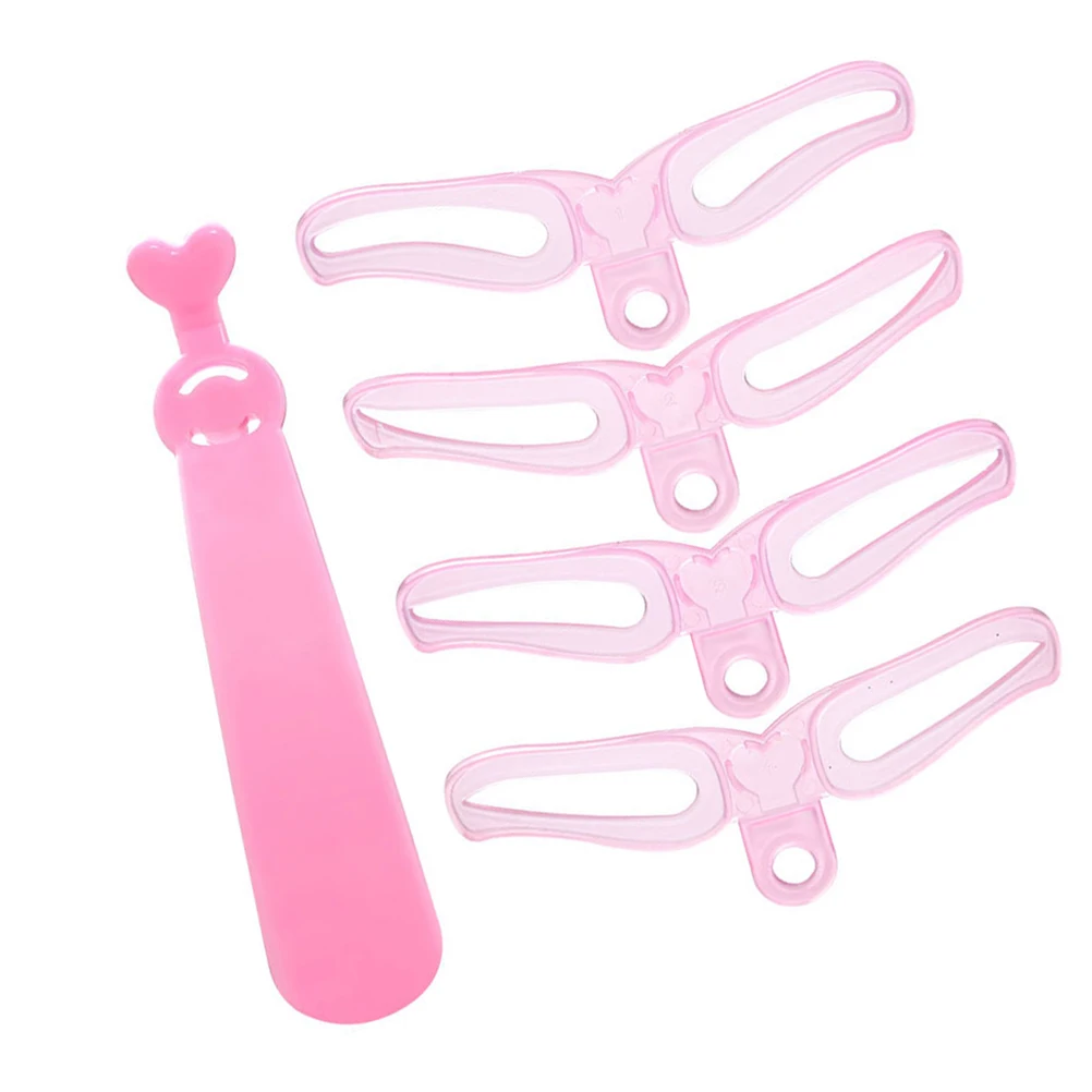 1Set Wenkbrauwstencil Kit 4 Verschillende Vormen Herbruikbare Precisiegids voor Natuurlijke Dikke Wenkbrauwen DIY Wenkbrauwtekening Gebruik