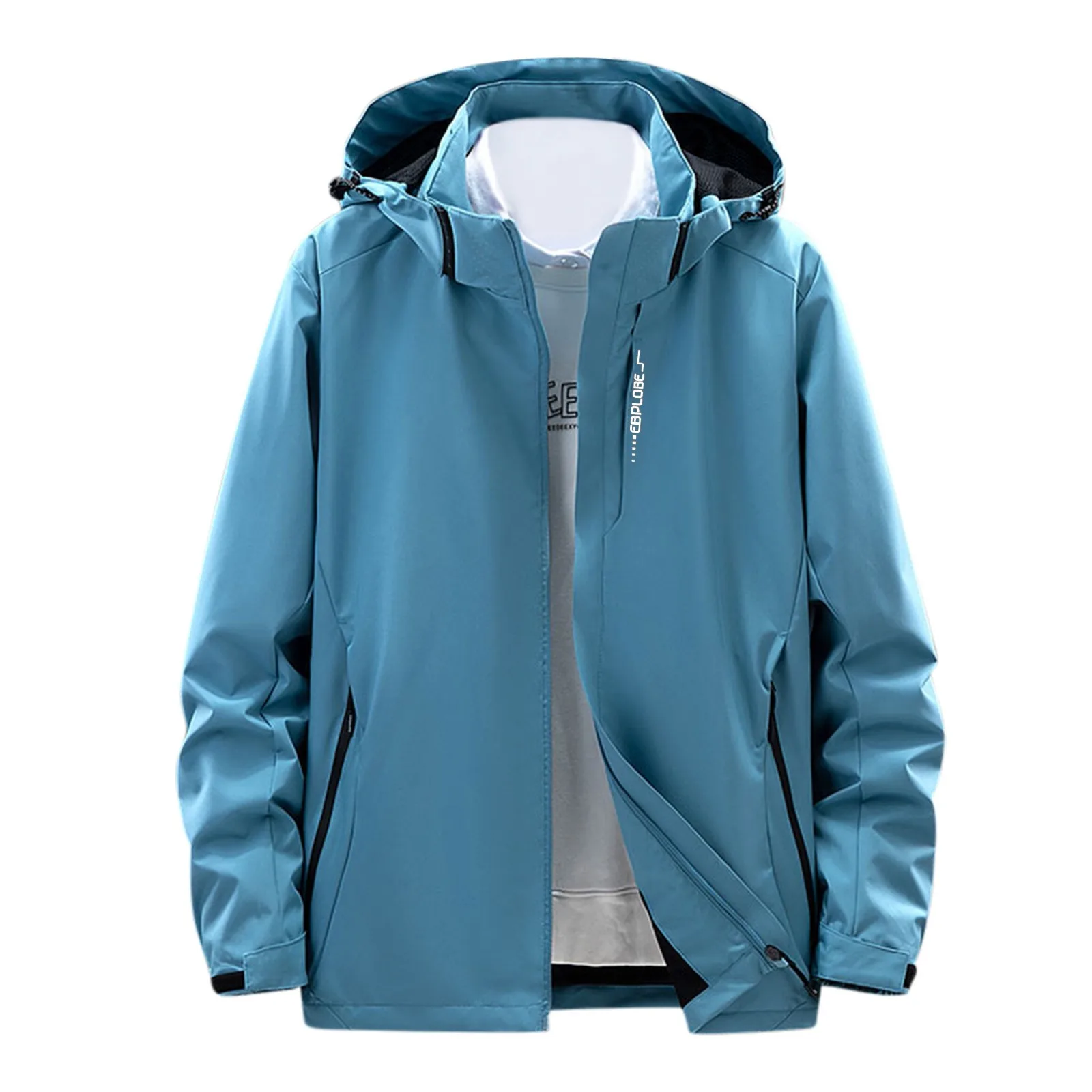 

Autumn Clothing Jacket Men Plus Size Coats Male Water Proof Hooded Oversize Windbreak Outwear Camping Sweatshirts Hiking Jackets