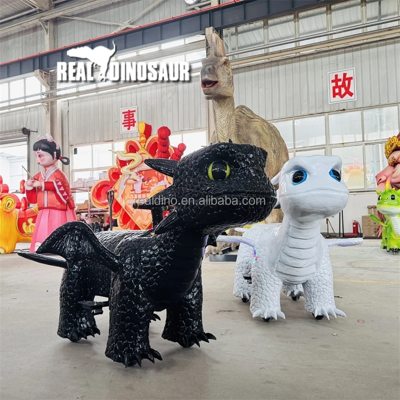 ملعب تسلية عملية العملات المعدنية للأطفال لعبة سباق الكرتون ديناصور بطارية ركوب السيارة