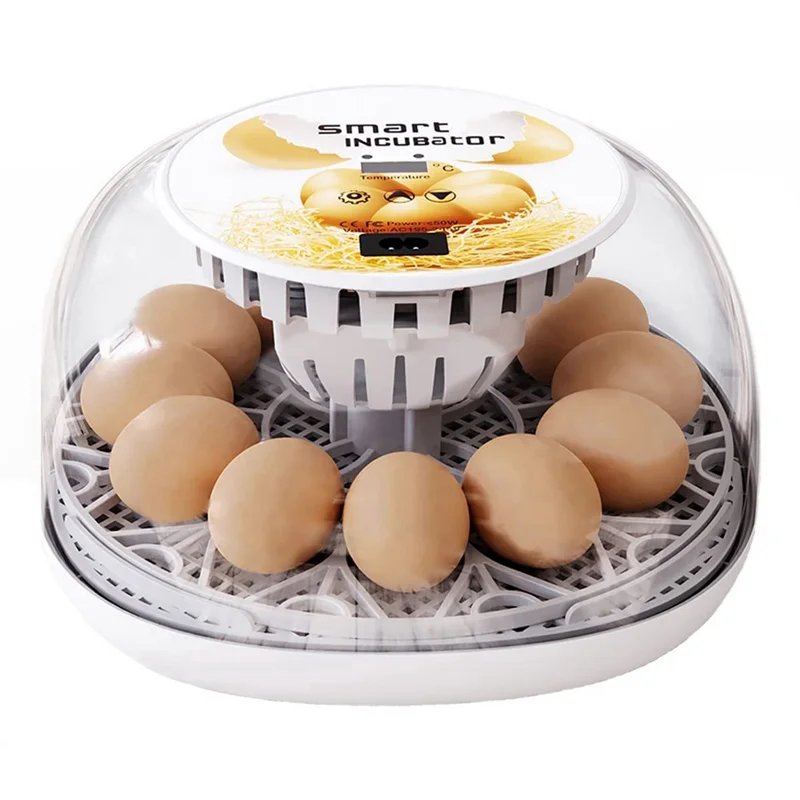 2025+ Egg Incubators Chicken Incubators Farm Poultry Hatcher Machine Automatic Egg Turning Temperature Control US Plug