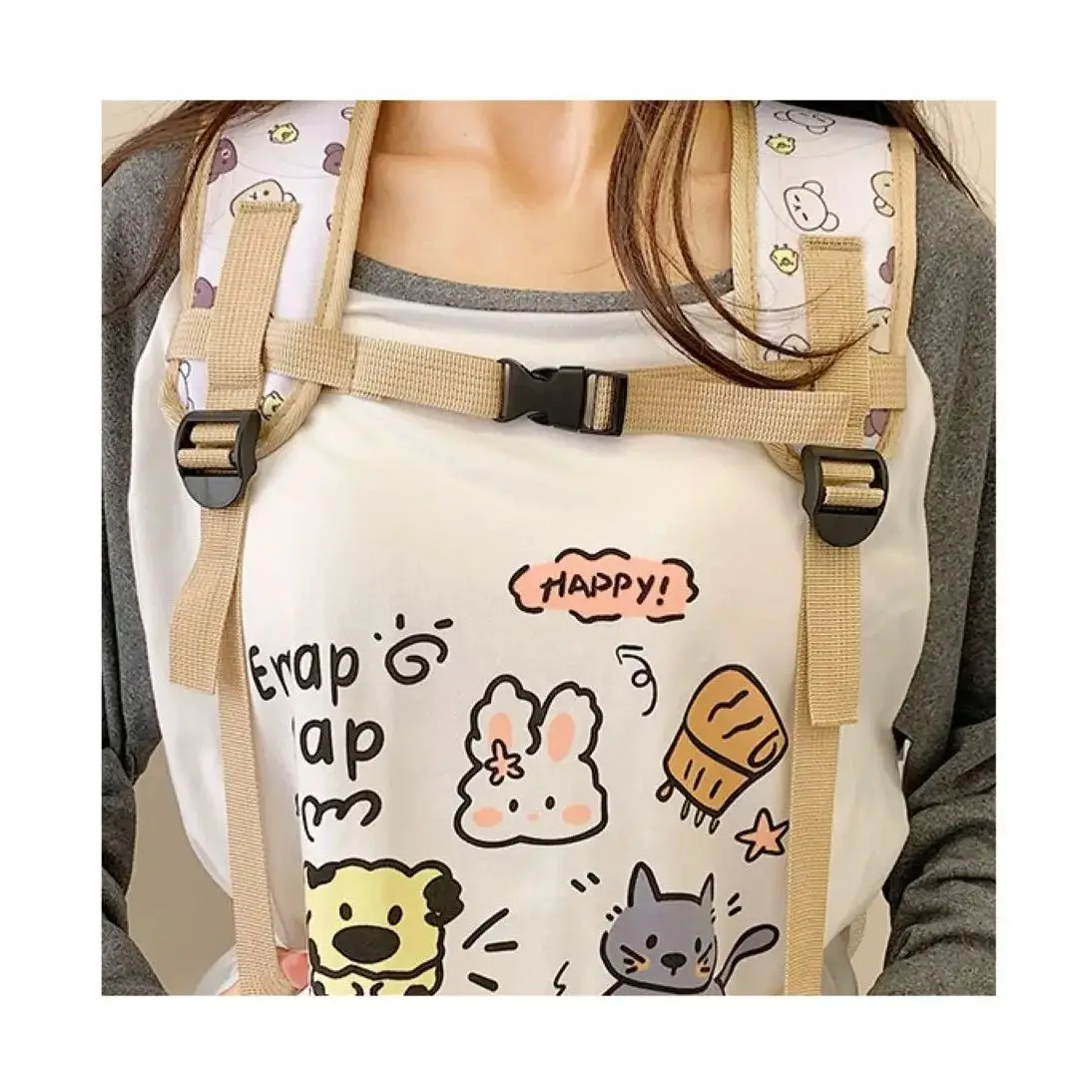 กระเป๋าเป้สไตล์เกาหลีแบบใหม่ กระเป๋านักเรียนอเนกประสงค์ กระเป๋าผู้หญิง กระเป๋าเป้เดินทาง กระเป๋าสะพายหลังสำหรับเดินทางไปทำงานทุกวัน น่ารัก น้ำหนักเบา