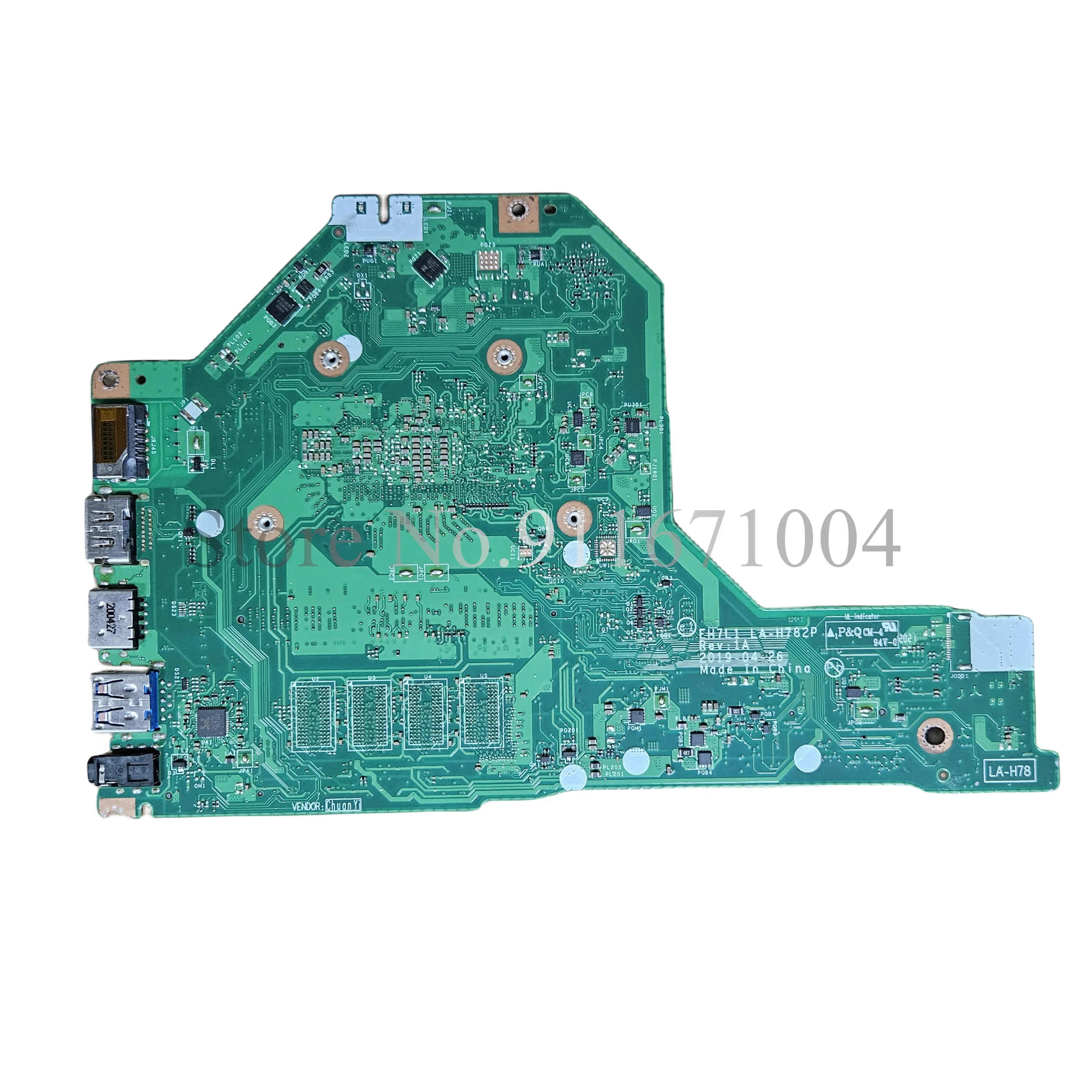 Imagem -02 - Placa-mãe do Portátil para Acer Aspire 100 Totalmente Testado Nbhee11005 Eh7l1 La-h782p A31551 Sr2f0 I56300u Cpu Ddr4