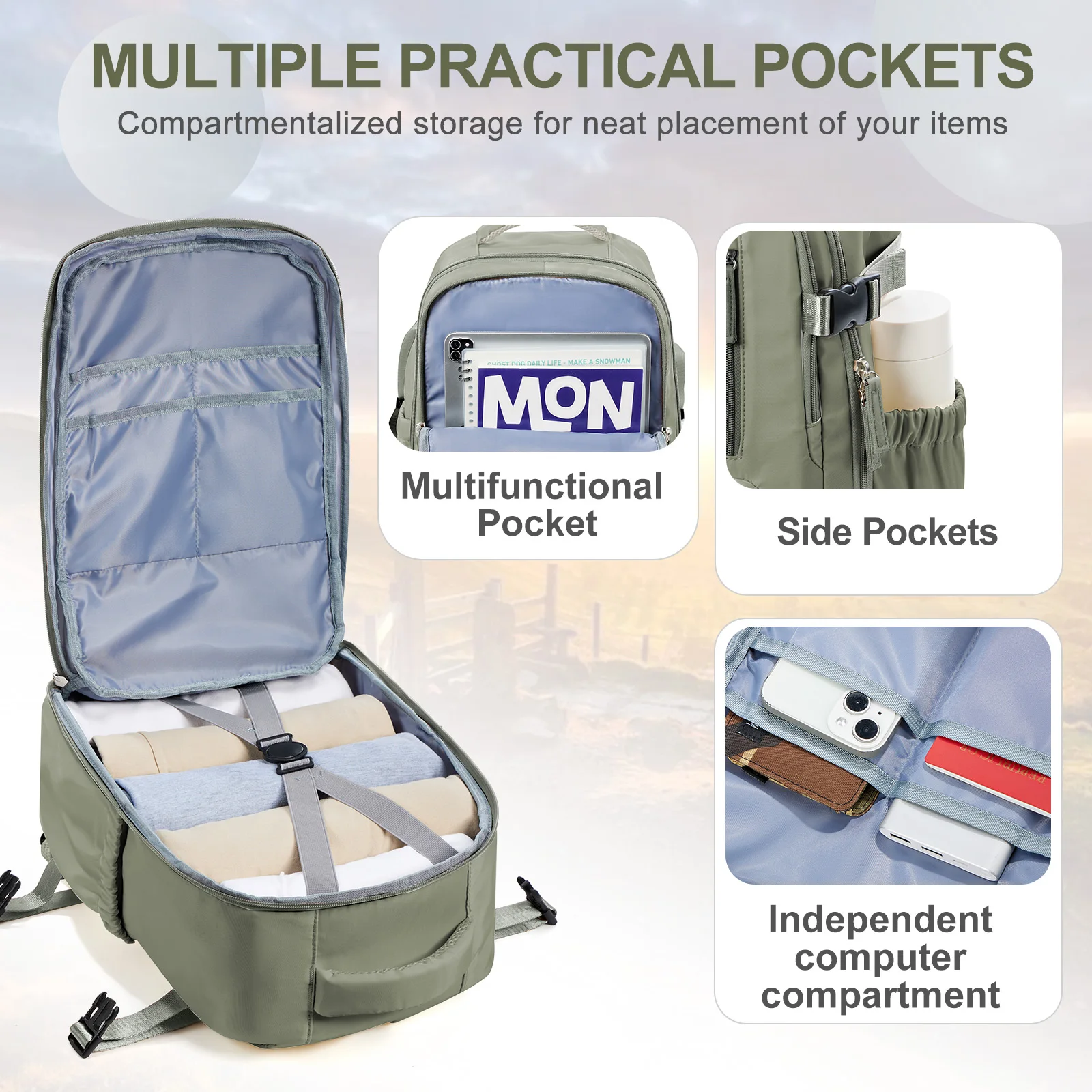 الرجال على ظهره Wizzair 40x30x20 المقصورة حقيبة حقيبة السفر المرأة مقاوم للماء الأعمال في سن المراهقة حقيبة ظهر للكمبيوتر المحمول الأمتعة على ظهره