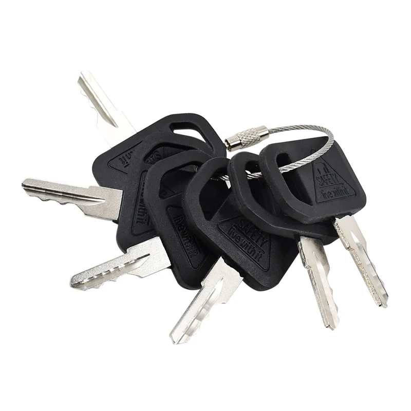 6Pcs Ignition Keys AUC12681 AM125504 Compatible with John Deere Mower 1504 1505 1512 1515 1550 1570 1575 1580 1585 1600 1903