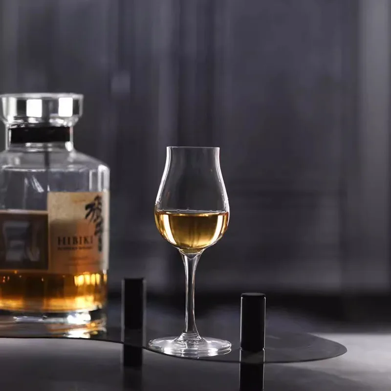 

Crystal Glass Professional Whiskey Tasting Cup Smelling Pure Drinking Tulip Sweet Wine Cup
