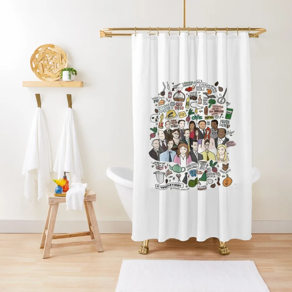 

THE OFFICE!! Shower Curtain Shower For Bathrooms Bathroom Box Bathroom And Shower Products Curtain