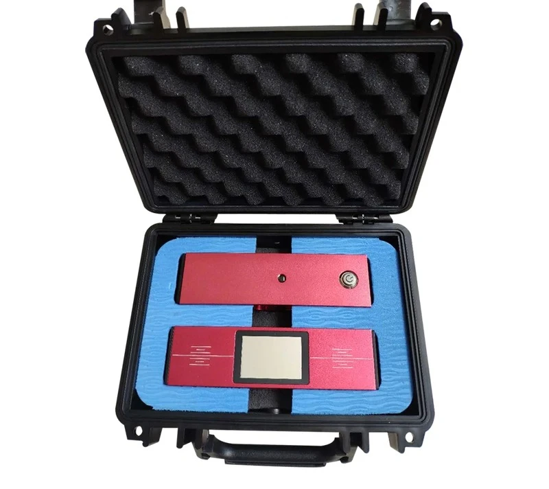 Pulley alignment instrument portable machine