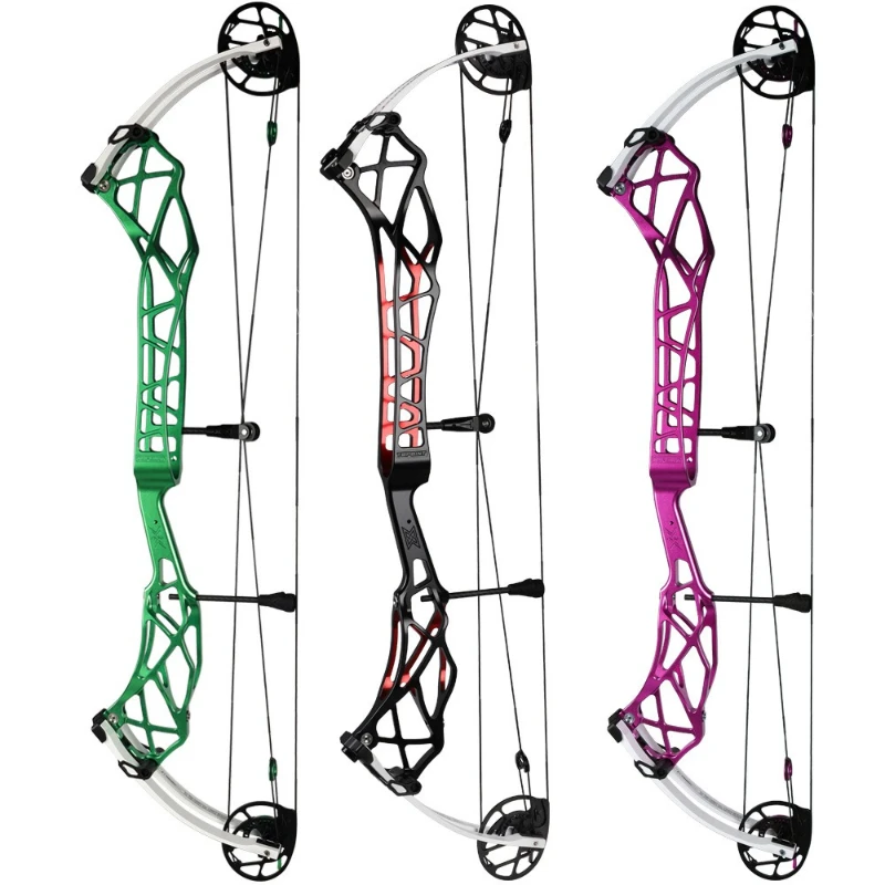 

Apex 40-axis fully enclosed window competition-grade quasi-compound bow