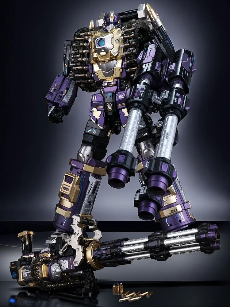Gatling Judge Decider Firing Bullets Hard Man Overwhelmer Transformable Gun Model Toy King