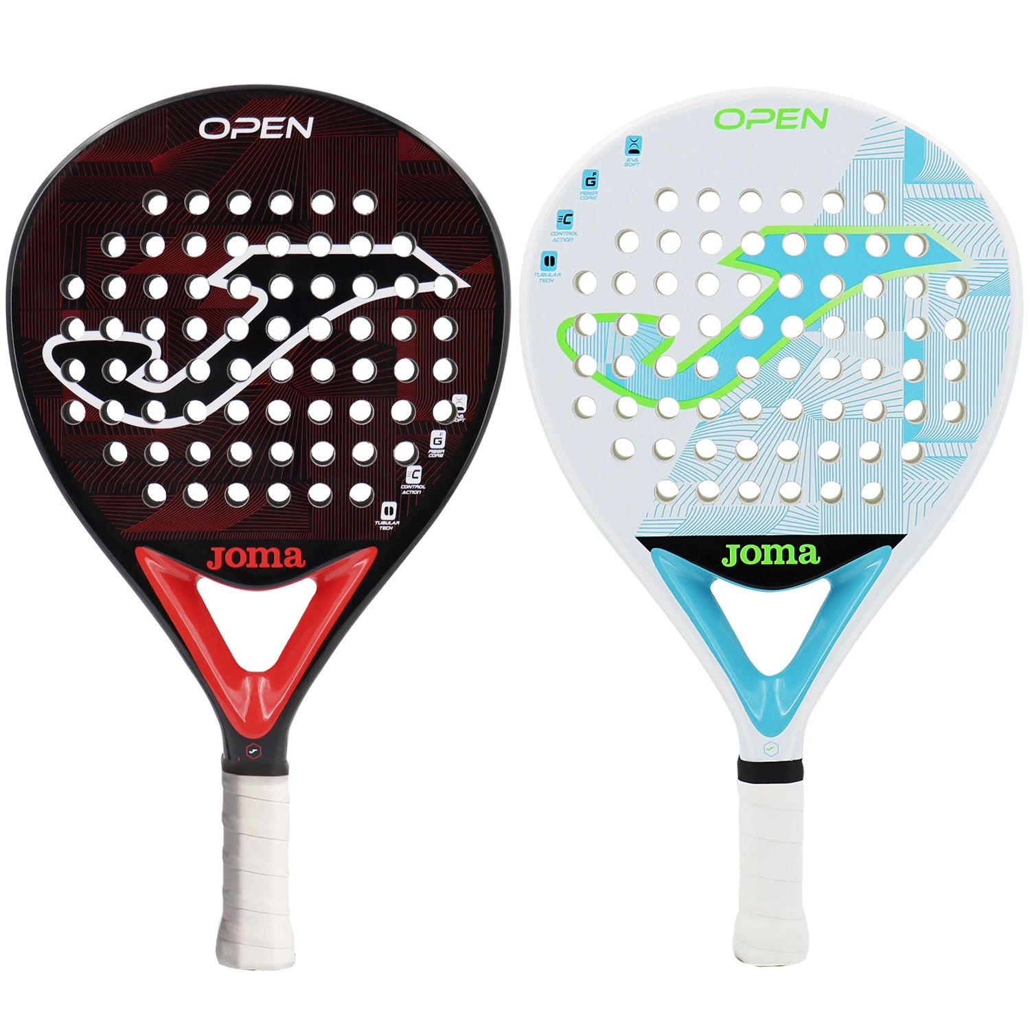 

OPEN Padel Racket EVA Soft Tennis Padel Racquet Carbon Fiber Unisex Paddle Rackets Outdoor Sport