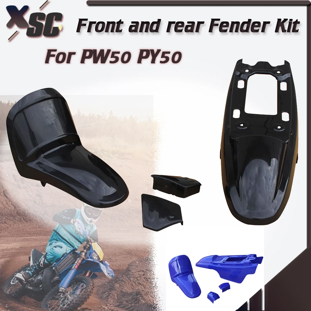 Motorcycle Front and Rear Fender Bodywork Plastic Fairing Body For Yamaha PW50 PY50 PW 50 PEE Mudguard Motorcycle Accessories