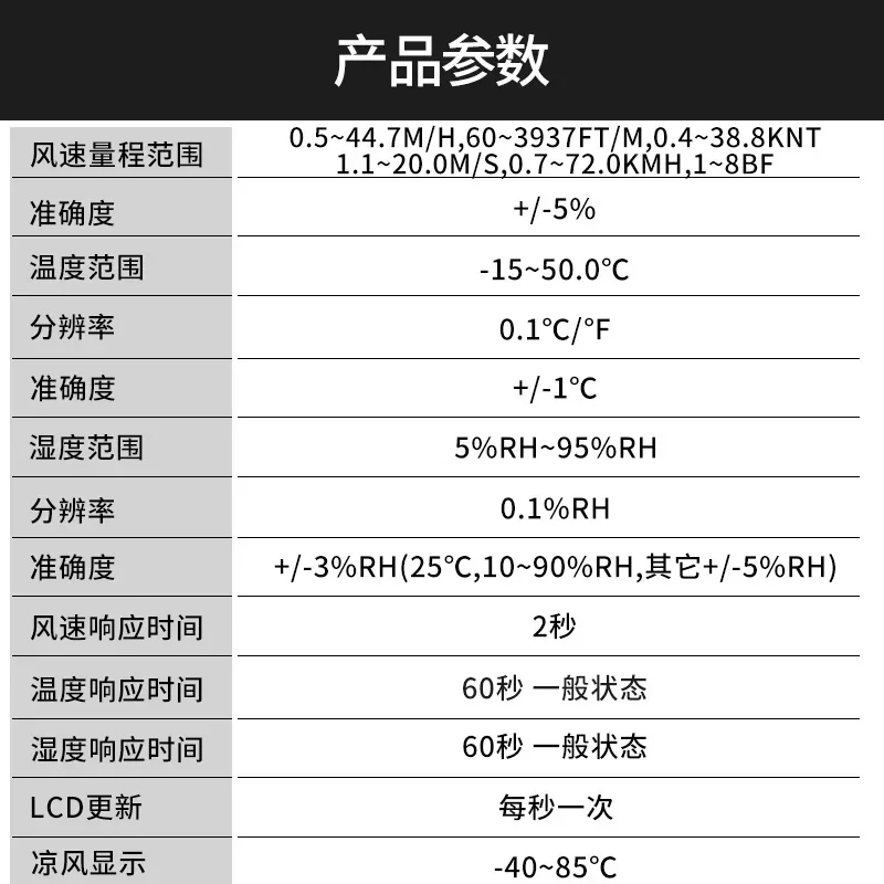 Heng AZ8918 kieszonkowy cyfrowy anemometr anemometr ręczny tester prędkości/temperatury wiatru anemometr