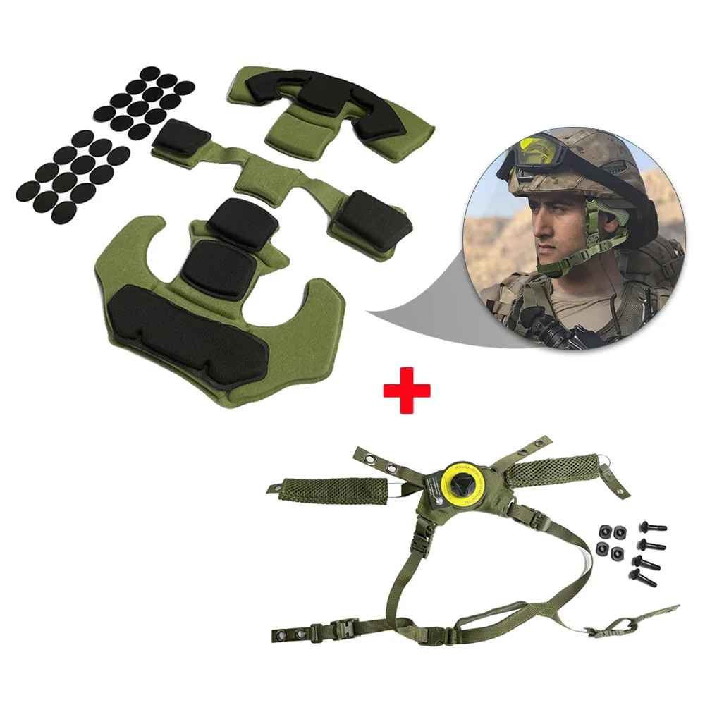 

Tactical Helmet Hanging System Suspension Lanyard Chin Strap for Team Wendy FAST MICH Tactical Helmet Accessories