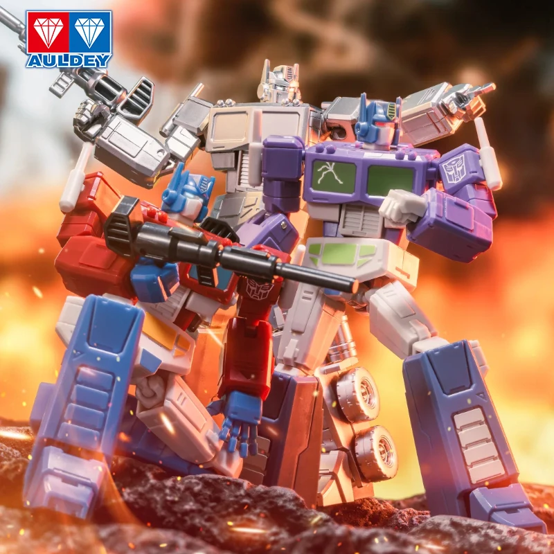 Vol.3NewArticulated figurine ornement miroir Optimus Prime Mecha-Style à collectionner jouet à la mode Auldey transformateurs boîte aveugle