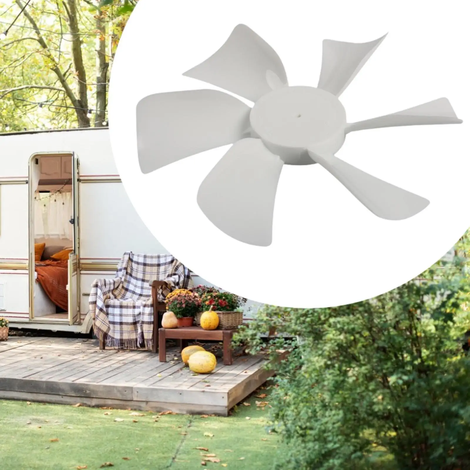 

Generic 6" RV Vent Fan Blade Sturdy Accessories for Outdoor Motorhome