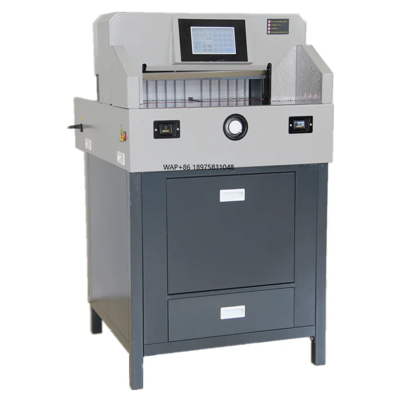 4808HD Digital Paper Cutter Guillotine Machine 480mm Automatic Post Printing Equipment Paper Processing Machinery