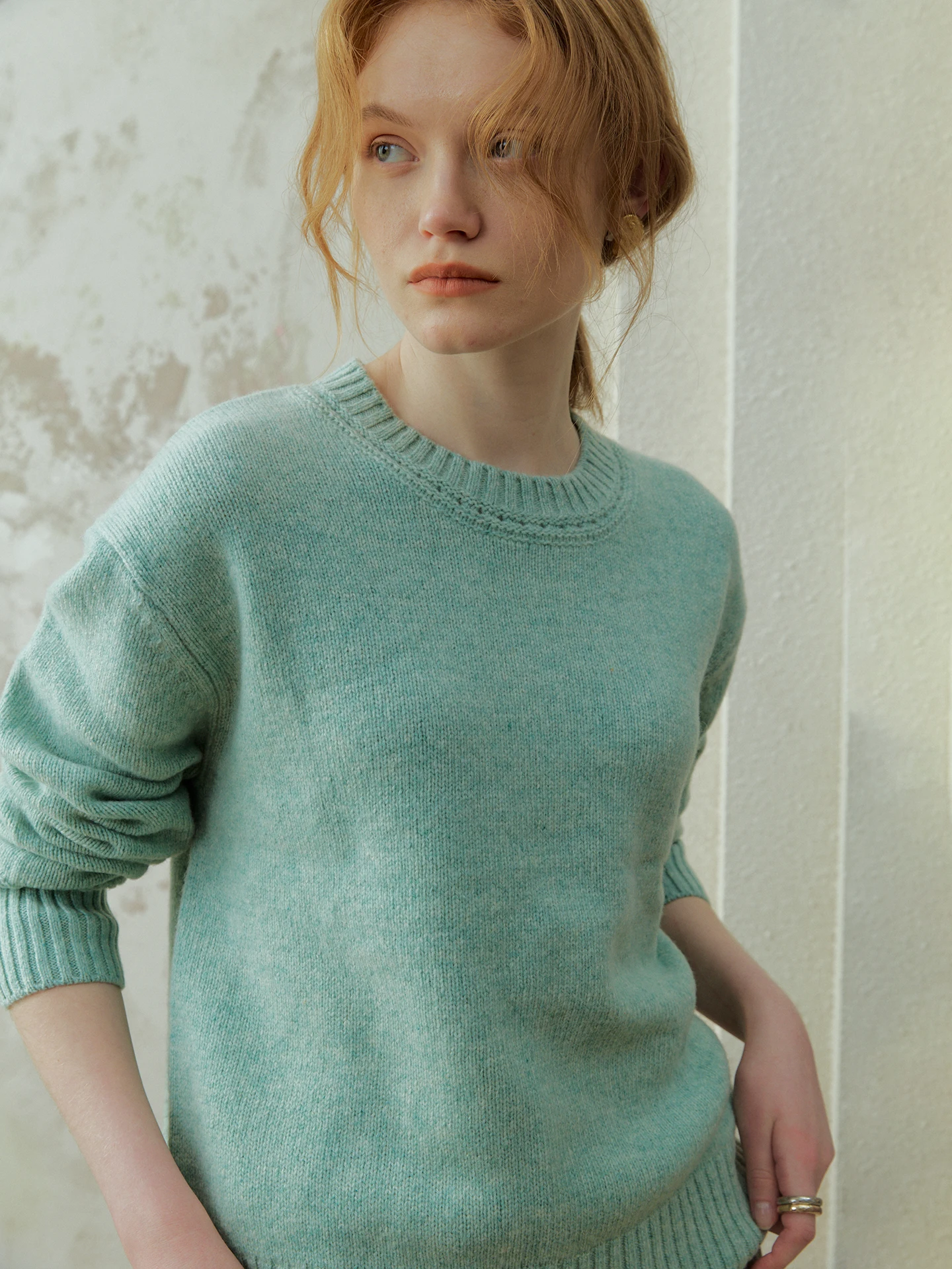 

Oz Vintage Lazy Sle Women's Knitted Sweater Woolen Long Sve round Ne Loose Fit Warm Daily Wear 5 Colors