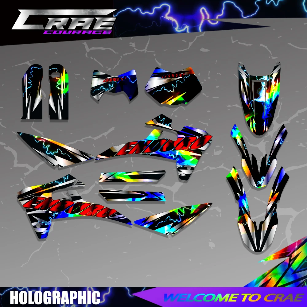

For FANTIC ENDURO 50 125 250 2017-2020 2018 2019 Full Graphics Decals Stickers Motorcycle Background