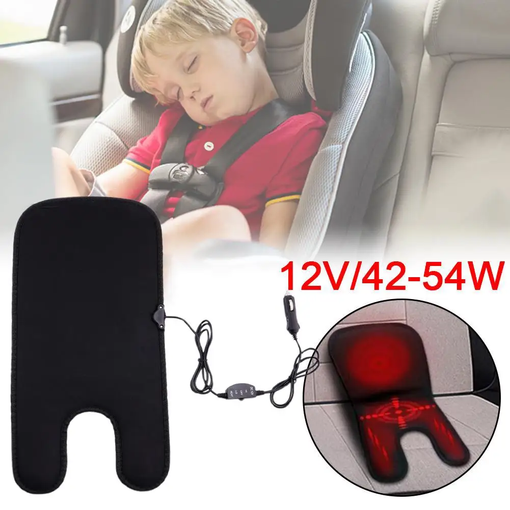 12V Winter Car Baby Seat Heated Cover Protector Mats Pad Electric Safety Heating Warmer Seat Cushion For Children Kids ﻿