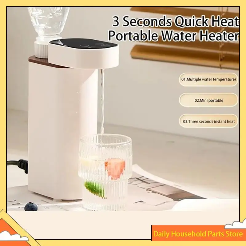 【Gran venta】dispensador de agua caliente instantáneo portátil purificador de agua con pantalla táctil inteligente Fortravel Andhome enchufe de la UE