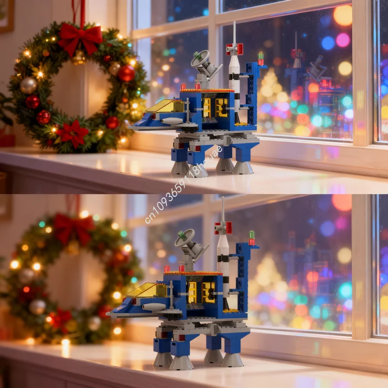 

205pcs MOC Lunar Recon Walker Space Classic Model Building Blocks Christmas Gifts Toys Construction DIY Creative Idea Education