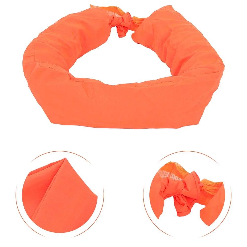 12 szt. Odblaskowych worków z piaskiem do prac drogowych, wytrzymałe obciążniki do kuwet drogowych, odporne na każdą pogodę, zapewniające bezpieczeństwo podczas prac budowlanych i ruchu drogowego.