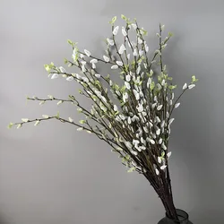 Aqumotic Long Spring Branches Willow Decor Grasses Arrangement 3pc Wedding Ikebana Arrange Flowers Tabletop