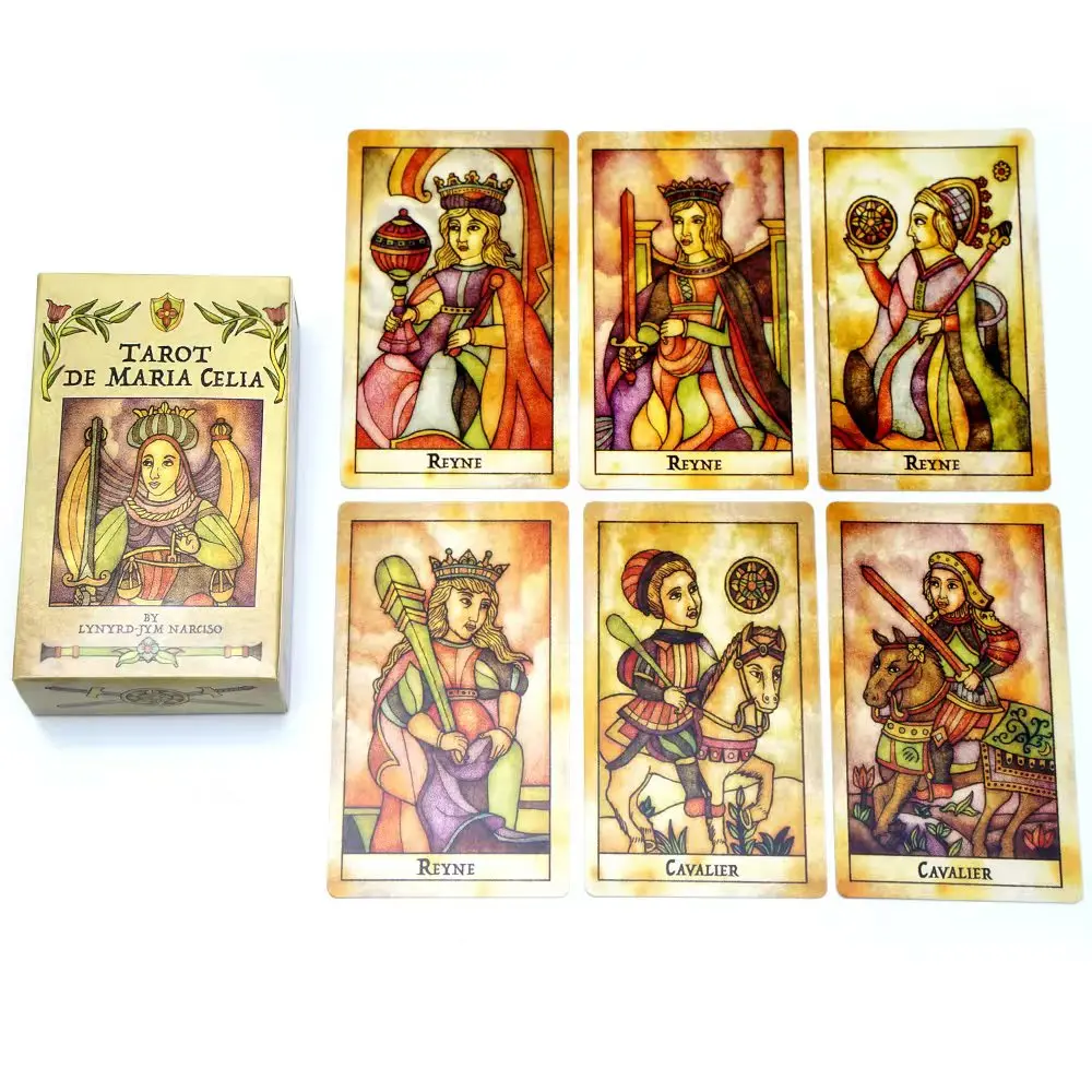 Española Baraja de Tarot De Maria Celia Incluidas Cartas Herramienta De Adivinación Guía Espiritual lectura Family Party Game