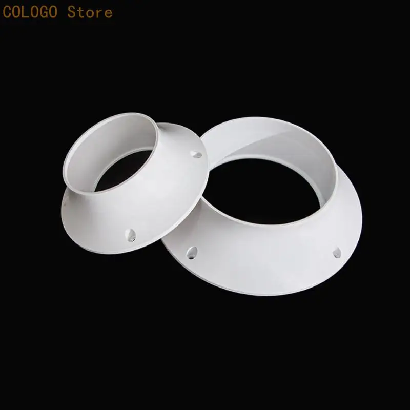 Professional PVC Air Vent Flange Joint Dryer Vent Plastic Wall Plate Air Outlet Adapter For Efficient Airflows Enduring D0LD