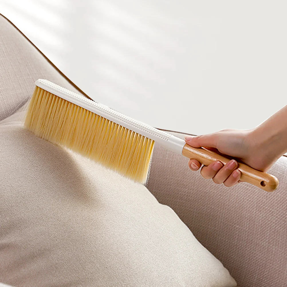 

Hand Broom Wood Handle Hand Brush Dusting Brush Soft Cleaning Brush Bench Brush for cleaning whisk brooms small hand