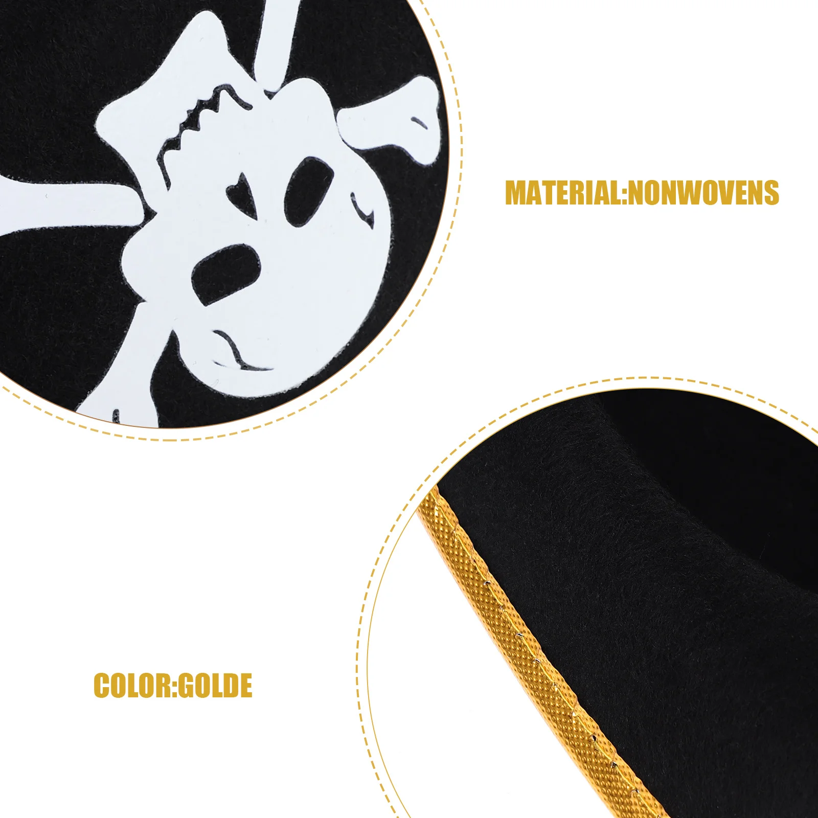 2Pcs Costume Eye Patch Set Pirate Headwear for Kids Adults Pirate Dress Up Games Themed Celebrations Party Favors Skull Emblem