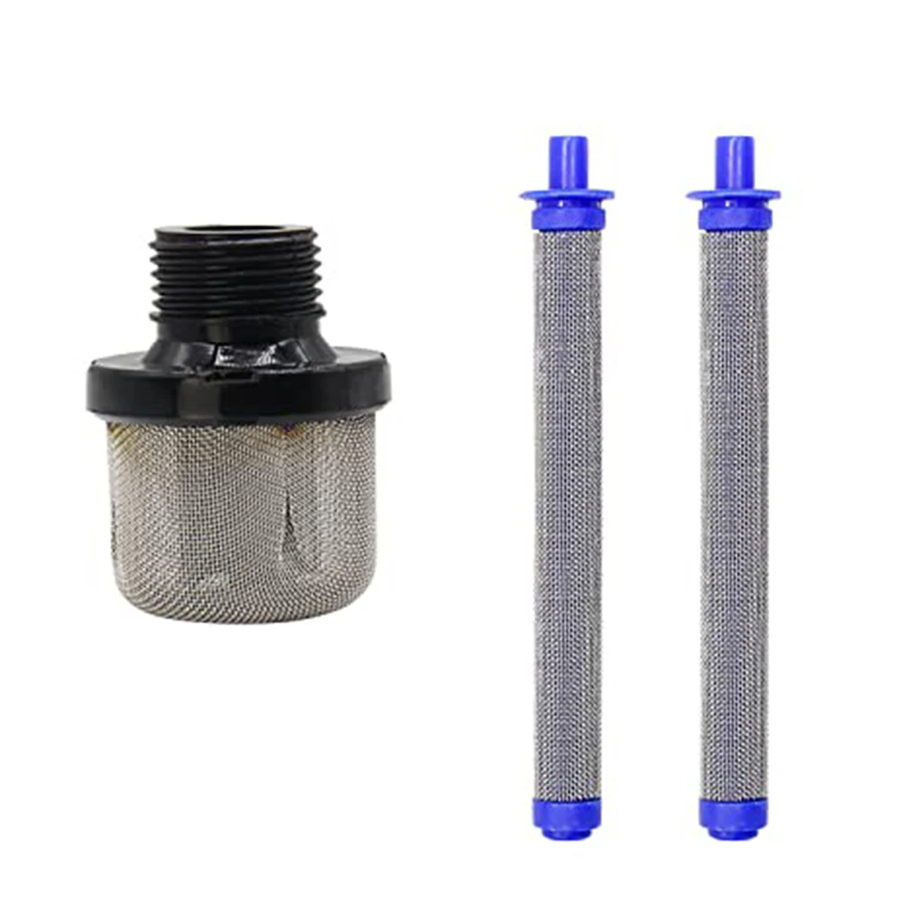 3pcs Airless Sprayer Filter Set 60 Mesh Airless Electric Paint Sprayer Hose Filter Inlet Screen For Airless Sprayers Pump Access