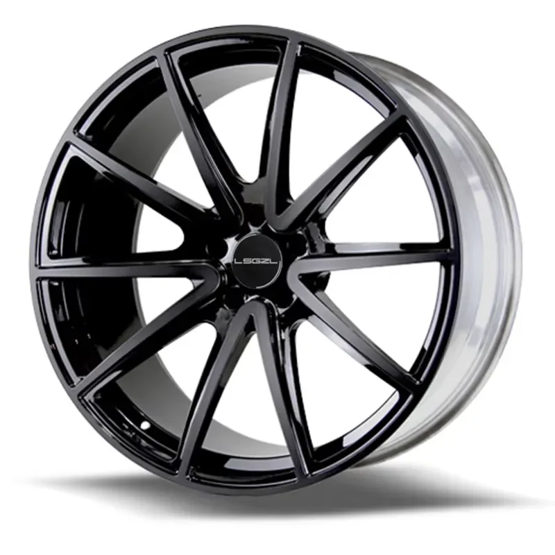 i Custom 5x112 5x120 5x114.3 Alloys Black Rims 15-26 Inch Forged Monoblock Wheels Rims for
