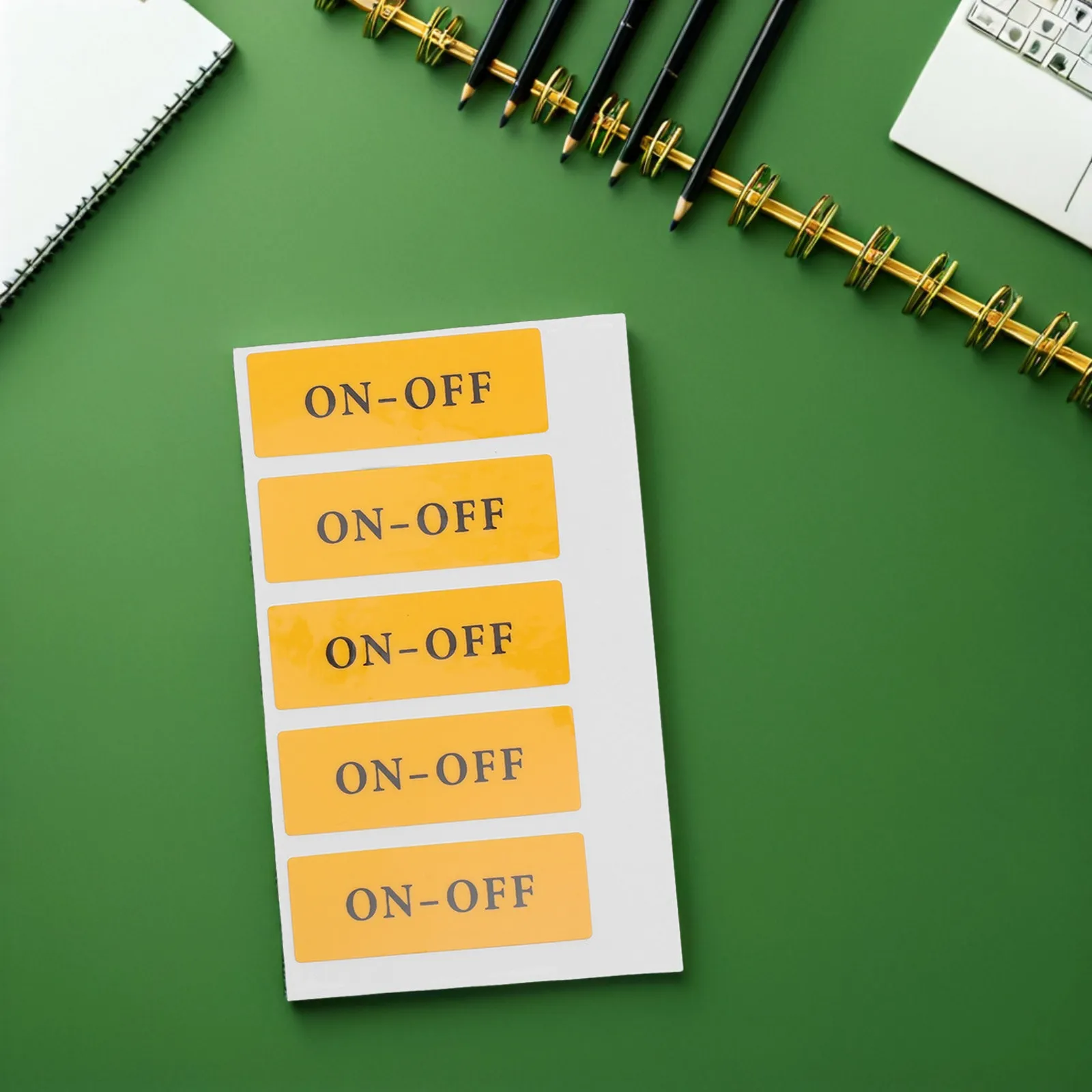 10Pcs Switch Stickers Covers Power on Off Label Self Adhesive Light Switch Decals Clear Identification Appliance Office