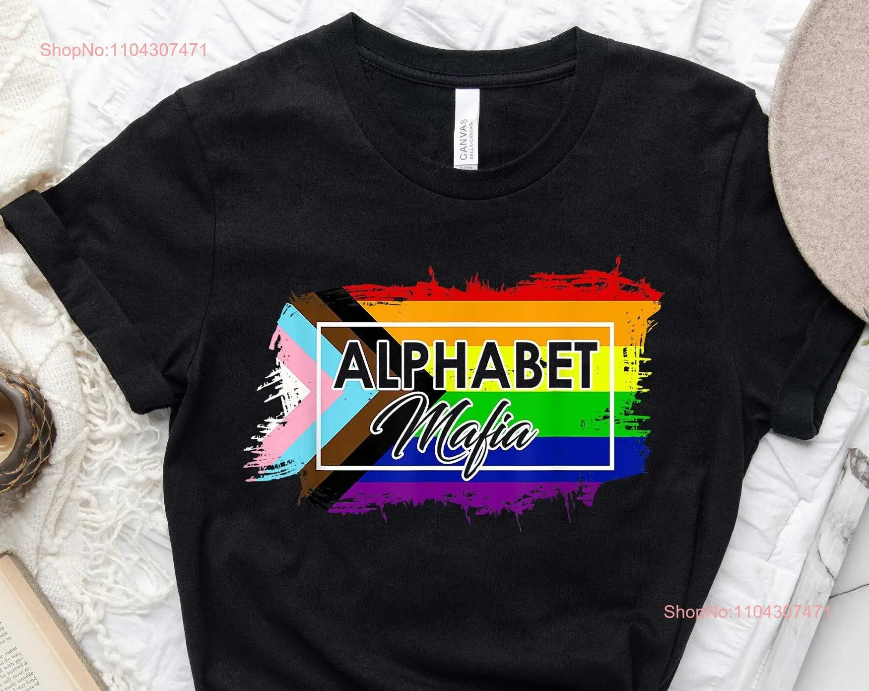 Alphabet Mafia LGBTQ Flag T Shirt Pride Gay Subtle Cute Lesbian Day long or short sleeves