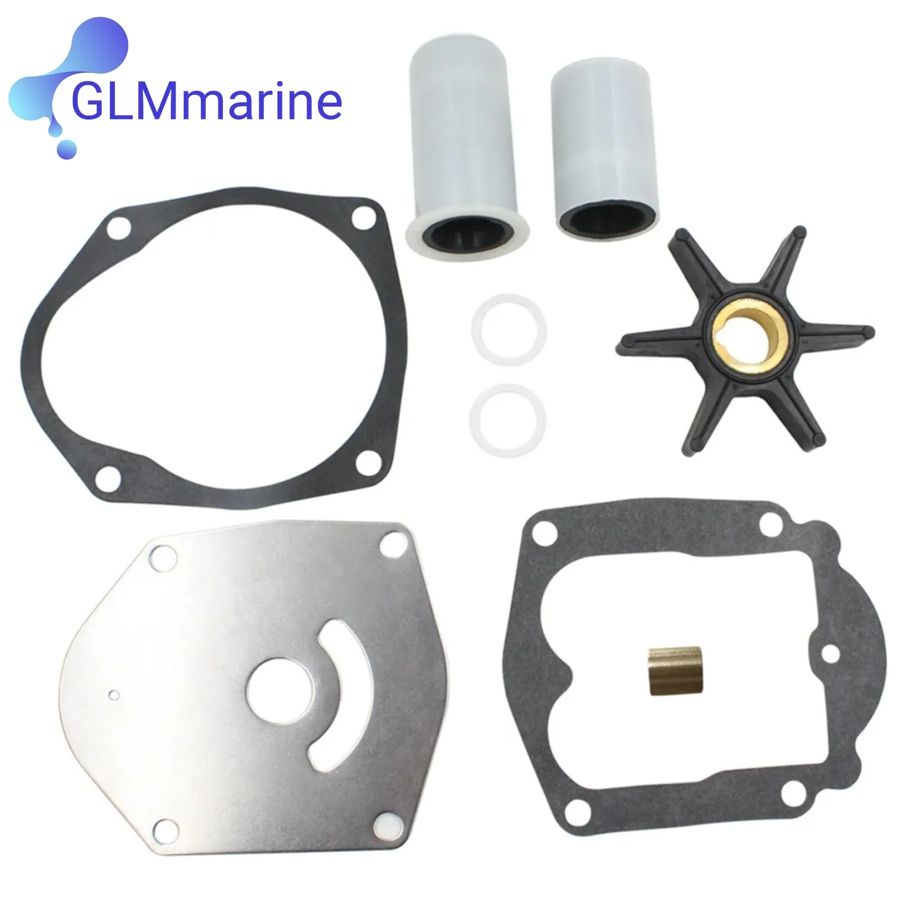 Water Pump Impeller Service Kit 821354A2 for Mercury Marine 2 Stroke 30HP 40HP 45HP 50HP Outboard 47-821354A2 8508910 821354A1