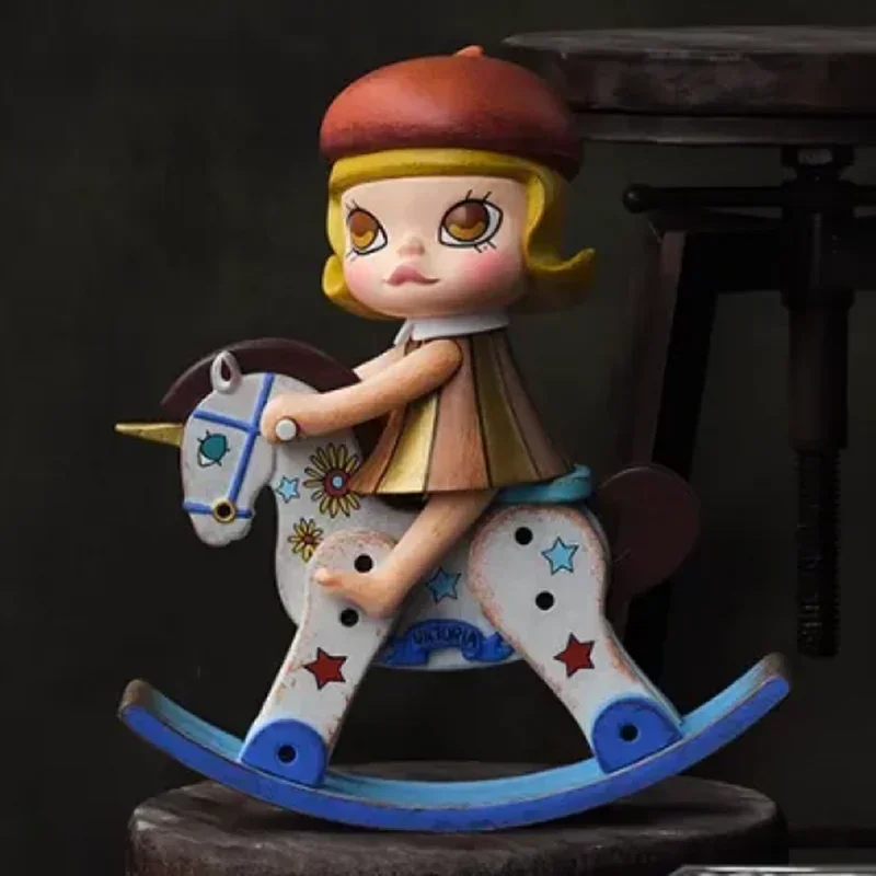 POP MART MOLLY アニバーサリースタチュー クラシカルレトロシリーズ トレンド ブラインドボックス おもちゃ ミステリーボックス アクションフィギュア サプライズギフト