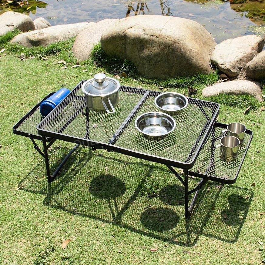 Camping Table Folding Mini Coffee Tables Adjustable Height Foldable Ultralight Portable Outdoor Small Table Garden Picnic Table