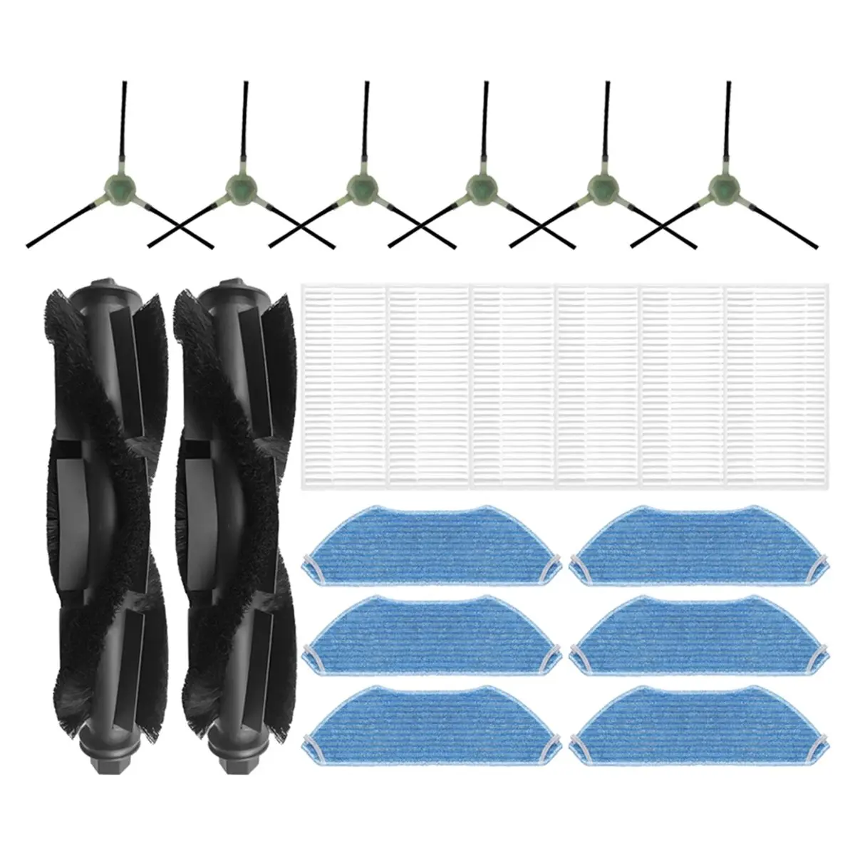 (A25M) Replacement Parts for Lefant M2 Pro/M2S Pro Robot Vacuum Main Side Brush Filter Mop Vacuum Cleaner Accessories