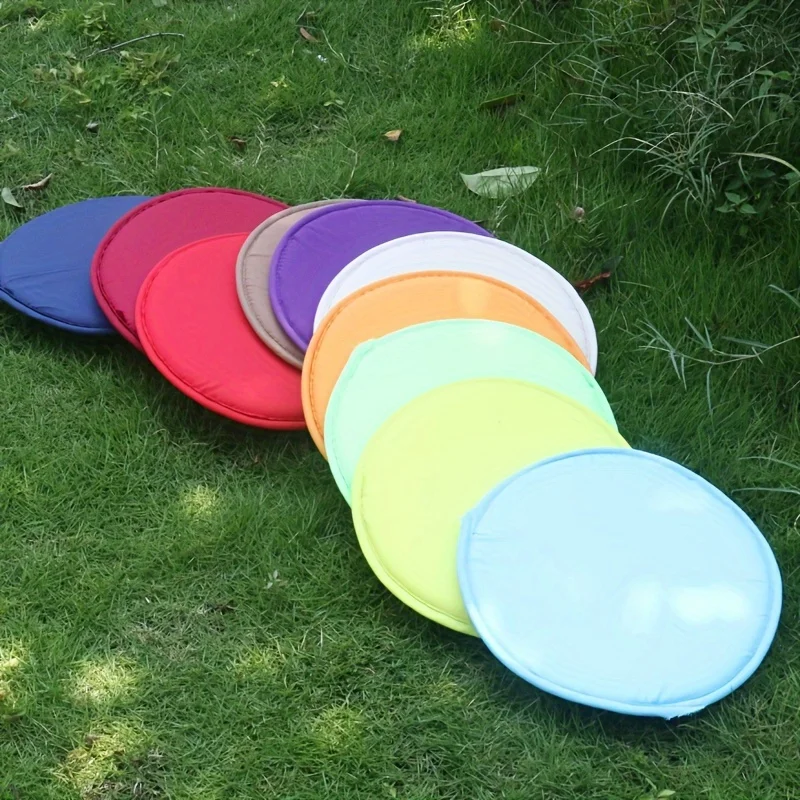 10pcs Vibrant Portable Seat Cushion Random Mixed Color Set Durable and Easy To Clean Round Reusable Indoor/outdoor Seat Cushions