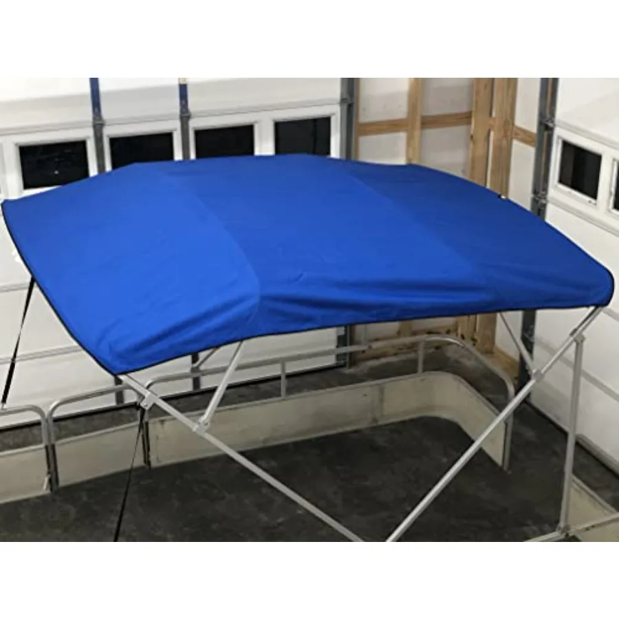 

Комплект бимини-топа для понтонной лодки 8' x 8.5' (16 футов), цвет Pacific Blue, полный комплект с квадратной рамой и металлическими фитингами, 16 унций.