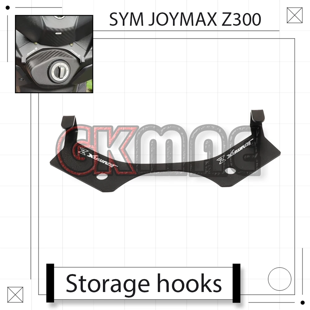 For SYM JOYMAX Z300 JOYMAX Z+ 300 Motorcycle Modified Handlebar Hanger Bracket Front Storage Hook Holder Accessories