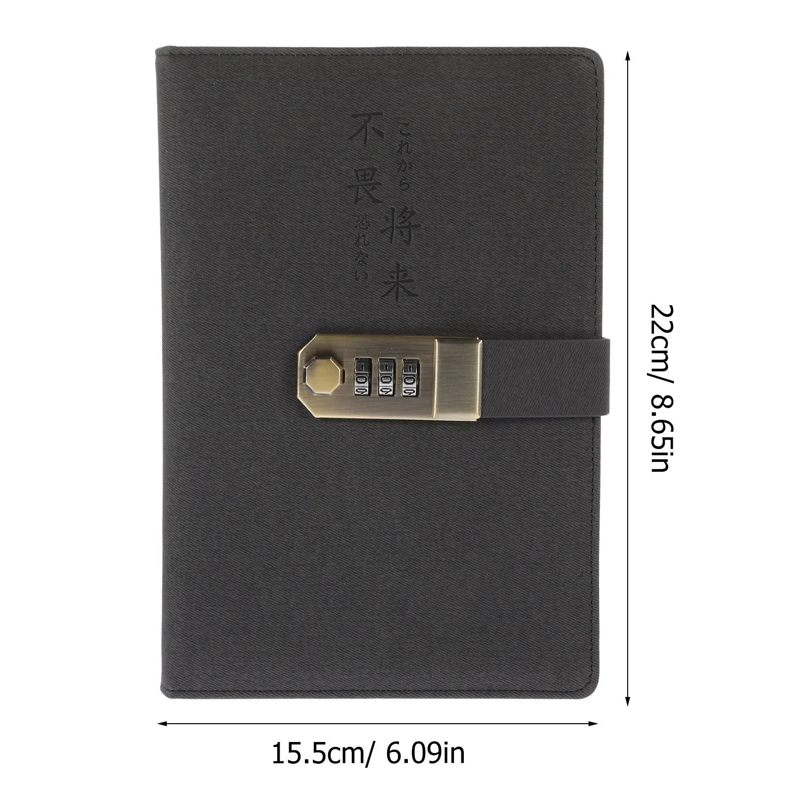 Notebook Lock Password Notebook Lockable Diary Lock Design Portable Journal for Students Office Travel Notepad Journal