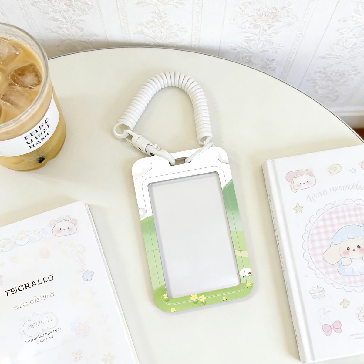 Card Protective Case for Student Bus/Meal Card Protection Case Credential Badge Holder Pendant Keychain Kpop Photocard Holder