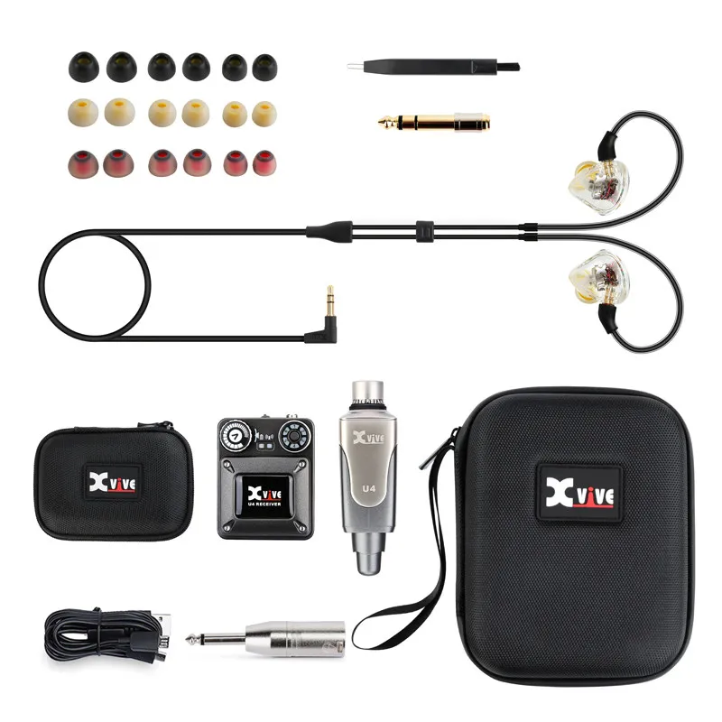 Xvive T9 Music Monitoring Earphones Live Stage Profes-sional Ear Back In Type Fever Grade HIFI Dual Motion
