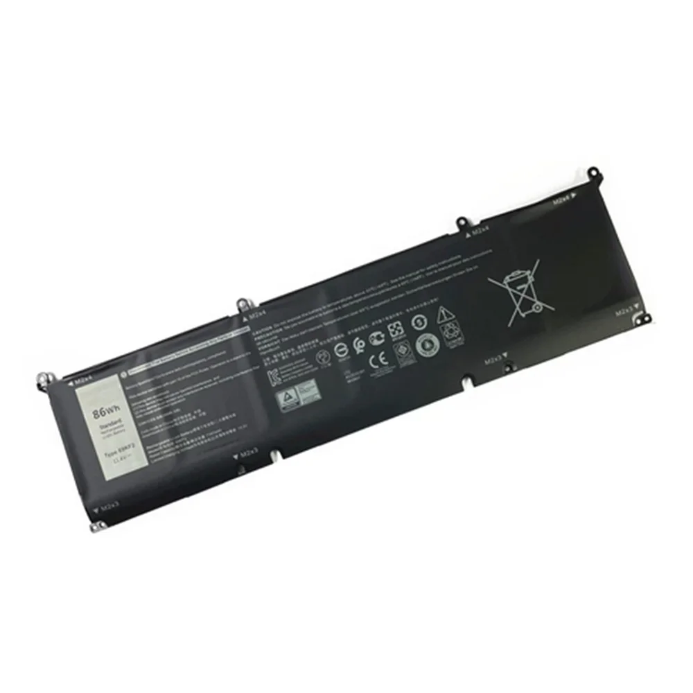 Imagem -05 - Bateria do Portátil 69kf2 para Dell Dell Xps 15 9500 9520 Precisão 5550 5560 Alienware M15 r3 r4 M17 Série 8fctc 70n2f 11.4v 86wh 7167mah