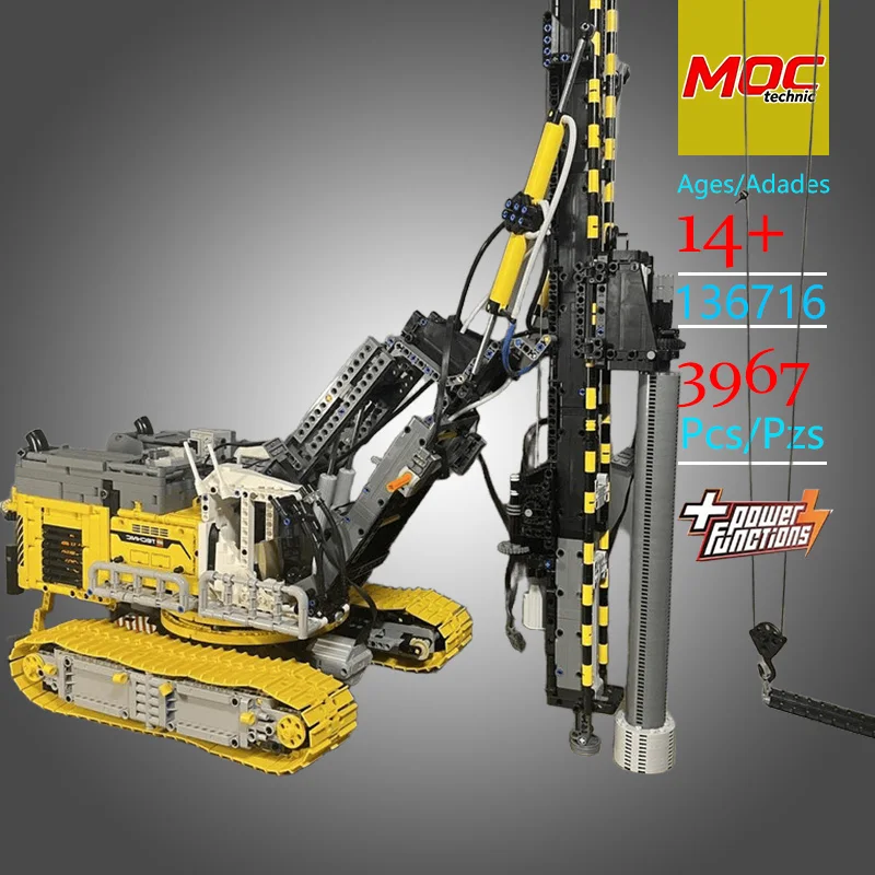 NEW Design MOC LRB 355 Drill Machine Stand Technic Model - Trendy Educational Toy - Stress-Relief Toy - Top Choice Holiday Gift