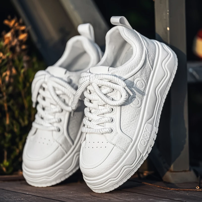 

Men's Casual Shoes New Large Size Fashion Thick-soled Sports Shoes Men's Sneakers Outdoor Running Punk Shoes Men's Loafers