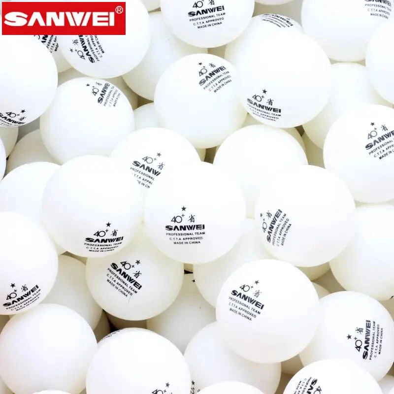 SAIWEI Provincial Team Table Tennis Balls 1-Stars ABS 40+ New Materials Seamed Durable High-quality Ping-pong Balls for Training